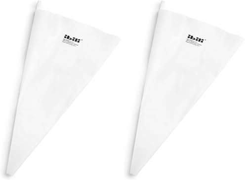 IBILI - Manga para Repostería de Nylon Flexible, 50 cms (Paquete de 2)