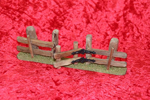 Krippen Zubehör, Zaun mit Türe zum Öffnen, 20 cm