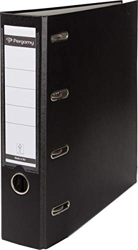 Pergamy 900799 Doppelordner PP schwarz