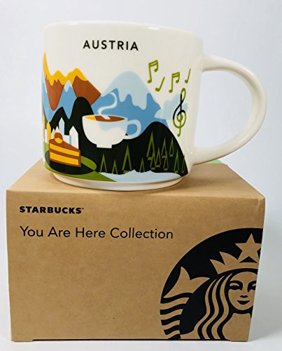 STARBUCKS City Mug You Are Here Collection Austria Österreich Porzellan Kaffeetasse Coffee Cup