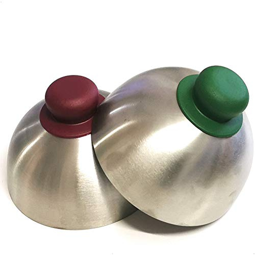 Kerafactum Burger Cloche, Burger Cover, Cheese Cover, for a Hamburger, Cheeseburger, Steak Cover, Cheese Bell, for Patties for Grilling, Cheeseburger Melting, Stainless Steel