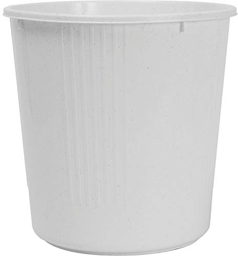 Corbeille à papier en plastique Blanc 10 l