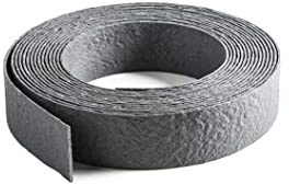Bordure à dérouler Ecolat Plastique Gris, H.14 x L.1000 cm
