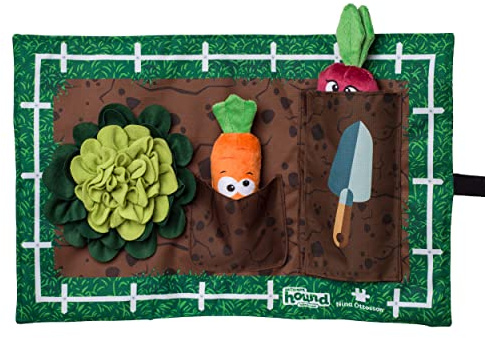 Outward Hound Nina Ottosson Activity Matz Garden Game - Spielmatte für Hunde - plüschig & unterhaltsam