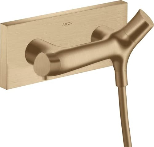 hansgrohe AXOR Starck Organic Brausethermostat Aufputz, 1 Verbraucher, 12602140, Farbe: Brushed Bronze