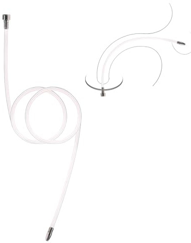 Kutocesy Cage À Pénis Dilatateur Silicone Creux Dilatateurs Chastity Cage Tubes Urinaires Sextoys Pour Hommes Stimulation Urétrale Masturbation (A-5mm)