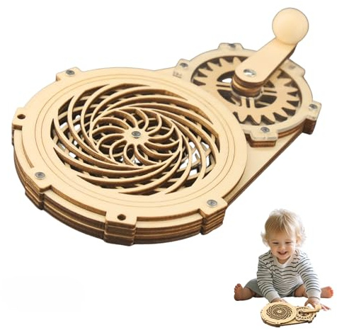 Montessori Busy Board DIY Accessory, Kaleidoscope Learning Tools for Kids | Early Educational, Fine Motor Skills, Development Plate, Beautiful Design, Compact and lightweight, Hand-Eye Coordination