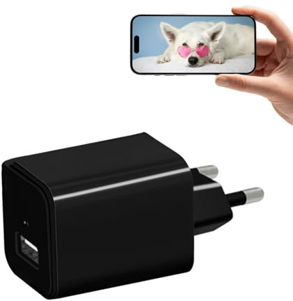 2K Ultra HD WiFi Caméra, Vidéo en direct sur le téléphone, Détection de Mouvement Intérieur de Surveillance Camera, Alarme sur Téléphone Portable, Emplacement Carte MicroSD (pas de vision nocturne)