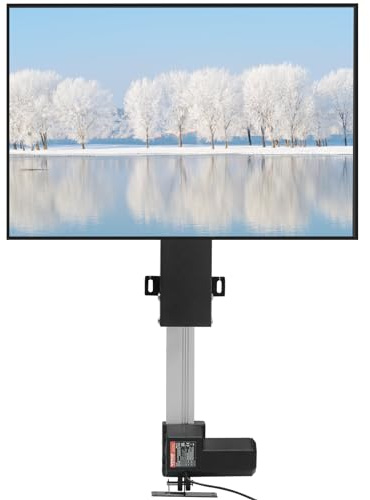 VEVOR Supporto TV Motorizzato 26-32pollici, 75kg, Telecomando, Nero, Alluminio, A Parete, 200x200mm e 400x400mm, Montaggio TV, Plasma LCD