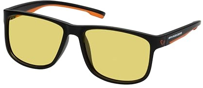 Savage Gear Savage1 Gafas de sol de pesca polarizadas - Lentes UV400 TAC para pescadores, navegación, senderismo y deportes al aire libre, antideslumbrante, montura blanda duradera, negro