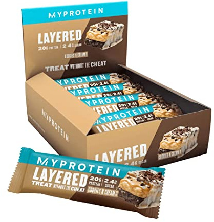 MyProtein Layer Bar Cookies & Cream 12x60 g