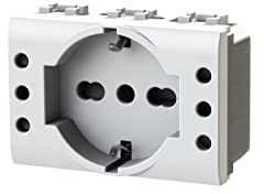 4Box - Presa da Incasso P503 compatibile con Bticino® LivingLight™ bianca