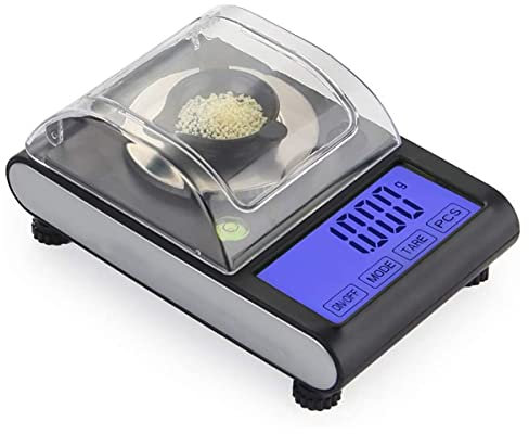 OUSIKA Bilancia for gioielli Bilancia ad alta precisione 50g/0.001g Bilancia for bilancia for oro Mini bilancia da cucina Bilancia tascabile con display LCD e funzione tara Bilancia