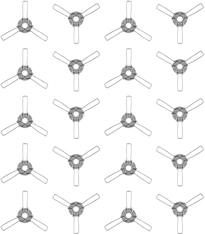 JianLing 20PCS 3 Fork Lampshade Spring Clip 100mm Clip On Adapter for Lamp Base DIY Lighting Accessories Clamp Type Fixing Suitable for Lamps and Light Fixtures