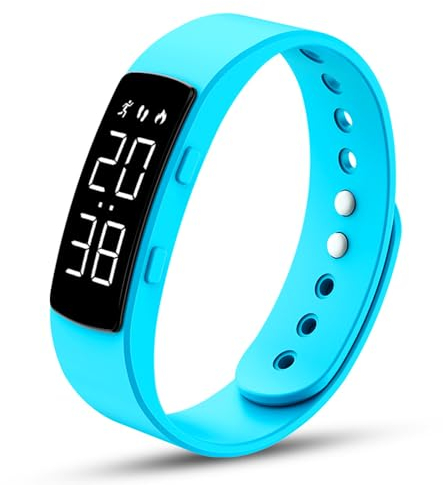 findtime Fitness Watch for Women Men Non Bluetooth Pedometer Watch Step Calorie Counter Watch Alarm Digital Watch Fitness Tracker for Women Men Girls Boys