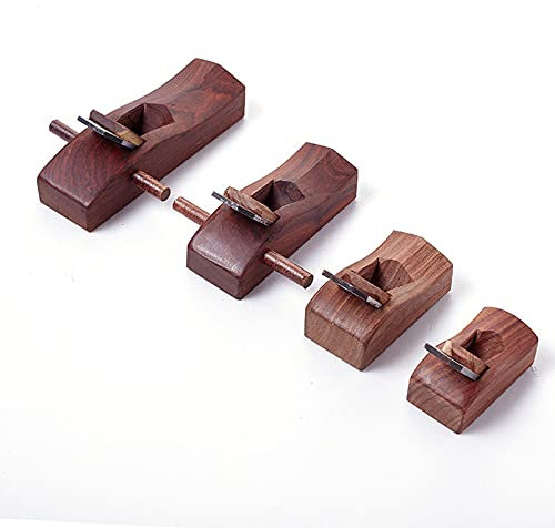 Block Holzbearbeitung Hobelmaschine ， 1 stücke Mahagoni Carpenter Hobel DIY Holzbearbeitung Hand mit Griff 55mm/68mm/98mm/120mm Mini Holzbearbeitung Hobel(55mm)
