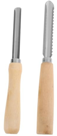 iplusmile Fruit Corer Tool Multifunctional Kitchen Pitter for Cherry Pear Peach with Serrated and Smooth Edges Easy to Use and Clean 8.26In
