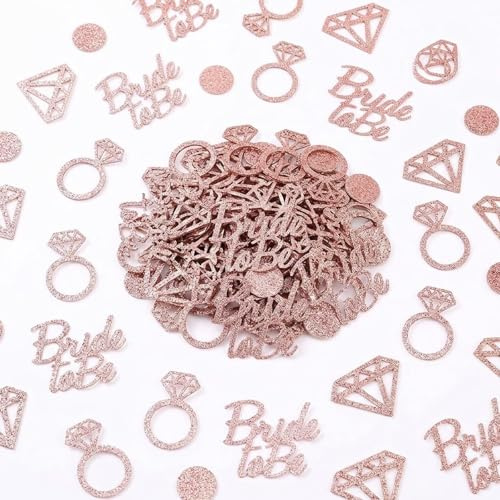 200 Pcs Hen Party Table Decorations, Bride to Be Decorations, Hen Do Table Decorations Wedding Table Scatter for Bridal Showers and Engagement Parties, Romantic Celebration Accents