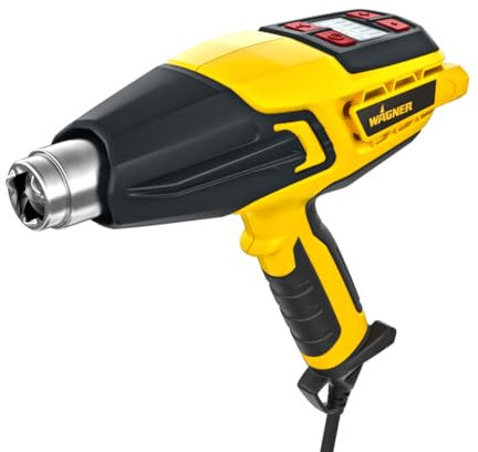 Wagner Heißluftpistole FURNO 500 - max. 600°C, 2000 W, Luftmenge 800 l/min, ergonomischer Handgriff inkl. Zentrier- und Abstrahldüse & LED-Anzeige