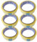 6 Pack - Cellotape Rolls Strong Clear Packing Tape Extra Long | Packaging Sellotape Transparent Stationary Gift Wrap Tape Refill 24mm x 40m