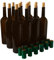 GOLDBEARUK Lot de 12 bouteilles vides en verre à vin 750 ml (marron)
