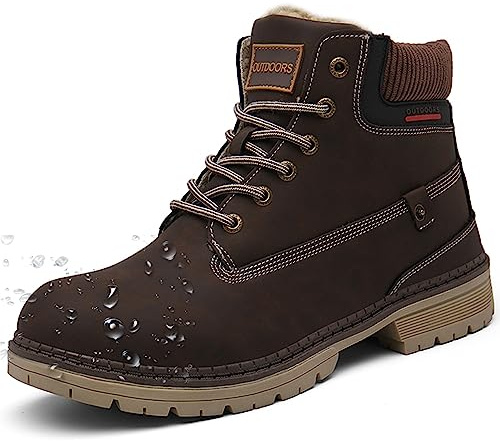 Stivali Invernali Uomo Donna Stivaletti da Neve | Impermeabili, Caldi Foderati, Trekking, Scarpe Inverno, Antiscivolo, Outdoor