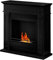 Decorspace Camino a Bioetanolo da terra Jefferson in legno 3,4 Kw arredamento Moderno (Nero)