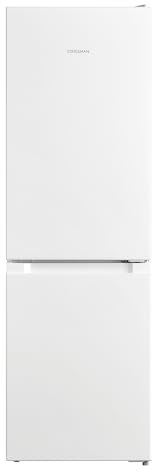 Statesman FF1547W 47cm Freestanding 60/40 Fridge Freezer Frost Free, 2 Adjustable Glass Shelves, 3 Drawers, Reversible Doors, White