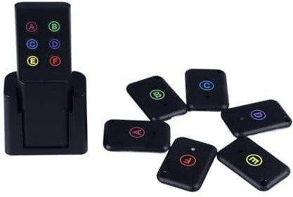 Tv Remote Finder, Locator For Phone Wireless Long Range 75 To 80dB Key Finder 1 Transmitter 6 Receivers 433.92mhz Key Finder High Volume Beep Prompt Item Locator