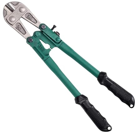 Heavy Duty Bolt Cutter for Padlocks, Chain, Wire, Mesh, Metal - Adjustable Easy Cut Croppers Cutting Tool with Rubberised Anti Slip Grips, Bike Lock & Wire Cutters (36 - 900mm)