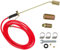 Gasbrenner Set Abflammgerät – 3 Düsen (35/40/50 mm), 56 cm Lanze, 5 m Schlauch – Ideal für Dacharbeiten, Löten, Auftauen – Mit Flammenregler & Zubehör – Propan-Butan geeignet SEVICO