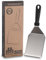 Norzn Brothers® Espatula Plancha – Espatula Cocina Acero Inoxidable 304, Espatula hamburguesa Grill, Espátula Barbacoa BBQ, Parrilla, Plancha Teppanyaki, Certificado EU Alimentos, Garantía 10 Años