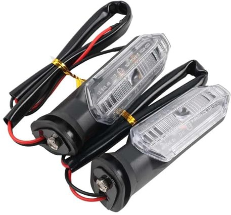 Intermitentes Moto Luces De Señal De Giro Para Motocicleta, Intermitentes, Lámpara Para H&onda CRF 250L 300L Rally CRF 450L 1000L CRF1100L AFRICA TWIN 1000 1100 Indicadores De Motocicleta(Claro)
