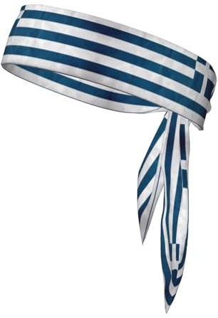 Bandane unisex alla moda con stampa bandiera greca – comoda per allenamento, corsa, yoga, ciclismo e altro ancora