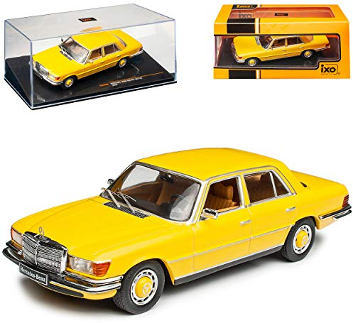 alles-meine.de GmbH Mercedes-B S-Klasse W116 450 SEL Limousine Gelb 1972-1980 1/43 Ixo Modell Auto