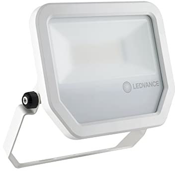 Ledvance Fluter LED: für Wand/Decke/Boden, FLOODLIGHT 50 W 50 W, 100 277 V, Cool Daylight, 6500 K, Gehäusematerial: Aluminium, IP65 Weiß