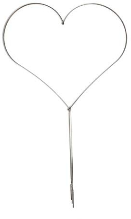 Metall Herz Stahl Durchmesser 100 cm Hochzeit Silberne Hochzeit Geburtstag