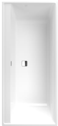 Villeroy & Boch Collaro Duo Rechteckige Badewannen, Einbau, Acryl, 1700 x 750 mm, Ab- und Überlauf: Gold, UBA170COR2JV