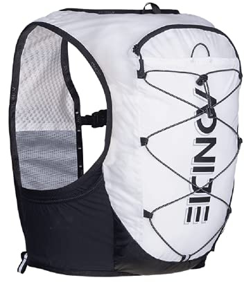 AONIJIE Leichte Hydration Cross Country Rucksack Pack 10L Rucksack Tasche, Trinkweste Für Wasserblase, Wandern Laufen Marathon Radfahren, Weiß/Schwarz (L/XL, Schwarz+2 * 500ml)