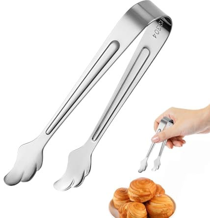 Pince Cuisine Inox, Pinces De Service En Métal De Cuisine, Pinces À Sucre, Petites Pinces De Cuisine, Pinces À Glace Robustes Pour Cockta, Restaurant, Bar, Barbecue
