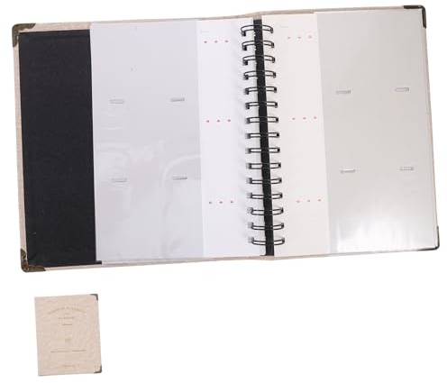 ROMISBABA Libro De Cobro De Facturas Para Organizar Recibos y Billetes Hogar Álbum De Colección De Tarjetas y Sellos Portátil Para Recuerdos De Conciertos y Viajes