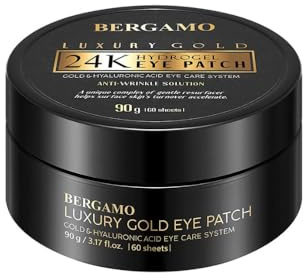BERGAMO - 24K GOLD Hydrogel eye patches with gold, 60 pcs.