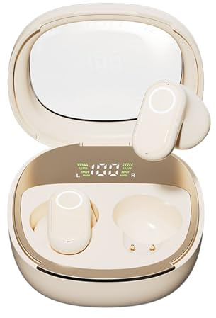 Xmenha Mini Casque Oreillette Bluetooth Écouteurs de Sommeil sans Fil Écouteurs 5.4 Autonomie Longue durée Étanchité IPX7 Légère Intra-auriculaire Oreillette Invisible sans Fil