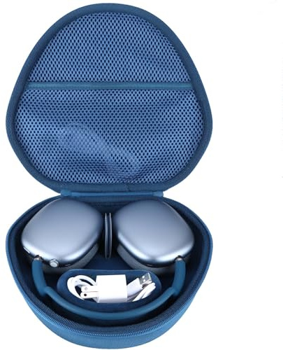 RIYADAone Hard Case Compatible with Apple AirPods Max Over Ear Headphones | EVA Nylon hard case, splash-proof, dust-proof, easy to carry, traveling, protective