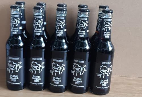 Distelhäuser Cola, Koffeinhaltige Limonade, 10 Flaschen x 0,33l, Mit Mehrwegpfand