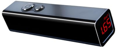 Genérico Pluma de Prueba de Agente Fluorescente Linterna UV LED 365 Nm Bolígrafo Portátil de Aleación de Aluminio Negro para Verificación de Dinero y Detección de Manchas Ambientes
