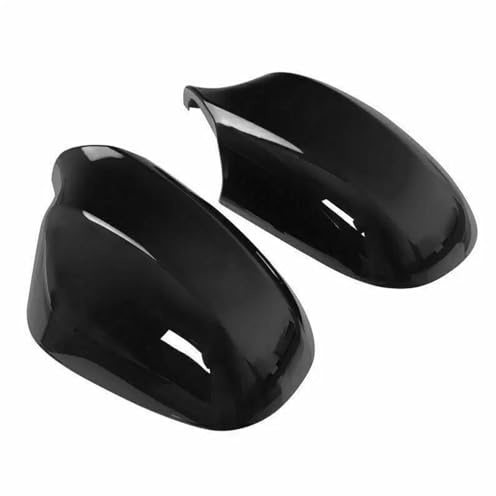 1 Paar Rückspiegelgehäuse Für 3er E90 E91 LCI Facelift 2009–2011 Spiegelkappe In Carbonoptik/schwarz Glänzend Außen Spiegel Gehäuse(Schwarz glänzend)