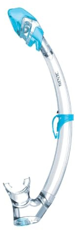 SEAC Tribe Dry Dry Snorkel Ridotto, Ottimo per Snorkeling e Subacquea Unisex Bambini Azzurro Standard