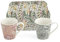 Portmeirion Home & Gifts Ceramic Spode Morris & Co Designs Pair of Mugs and Tray Set, Multicolour (X0011659175)