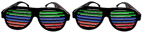 Toyvian 2St spielzeug Kidcraft-Spielset Jungen Spielset für Kinder Shutterbrillen für Kinder Shutter-Brille schattierende Gläser Requisiten LED